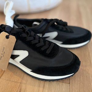 New Rag & Bone Retro Runner in black size 7
